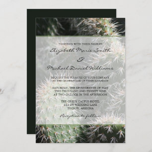Cactus Wedding Invitation