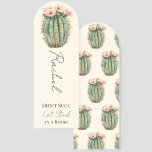 Cactus Western Don't Succ Personalized Bookmark<br><div class="desc">Rustic Western Don't Succ Personalized bookmark. Fun unique gift.</div>