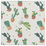 Cactus Whimsy Toss Print Fabric