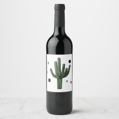 Cactus Wine Label