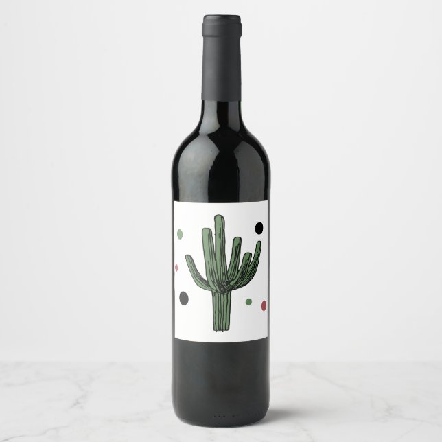 Cactus Wine Label (Front)