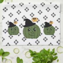 Cactus Witch "Not a Hugger"  Halloween