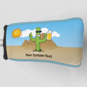 Cactus with Beer Golf Head Cover