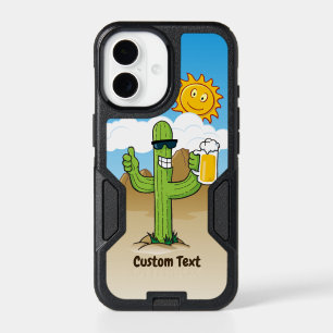 Cactus with Beer iPhone 17 Case