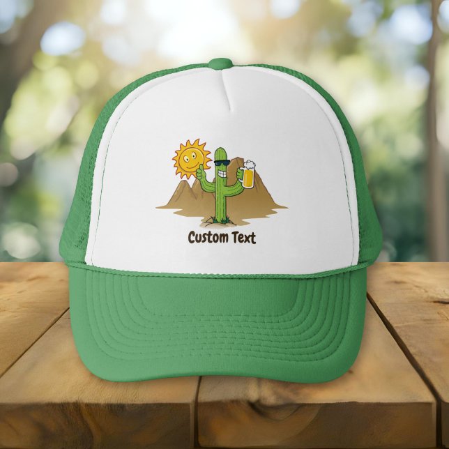 Cactus with Beer Trucker Hat (Creator Uploaded)