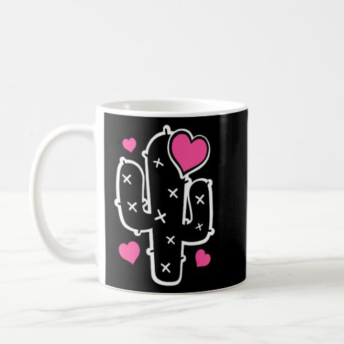 Cactus With Heart Valentine S Day  Coffee Mug