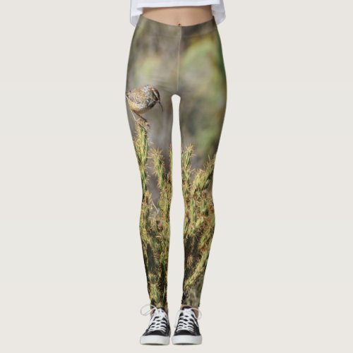 Cactus Wren Leggings