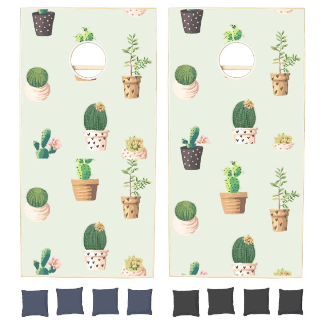 Cactus- | Zazzle_Growshop. Cornhole Set (Set)