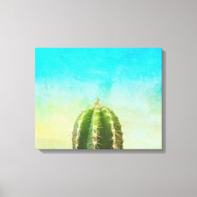 Cactus Zen Canvas Print (Front)