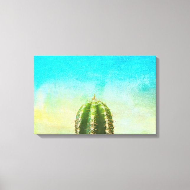 Cactus Zen Canvas Print (Front)