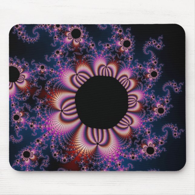 CactusFlowers - Fractal Mousepad (Front)