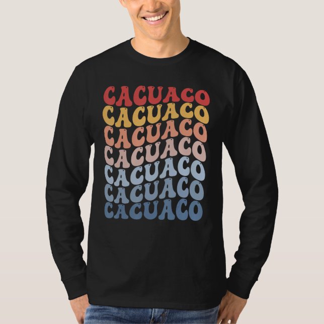 Cacuaco City Groovy Retro T-Shirt (Front)