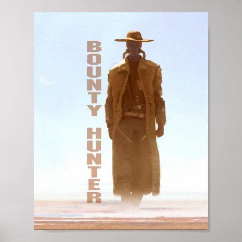 Cad Bane Bounty Hunter Concept Art Poster