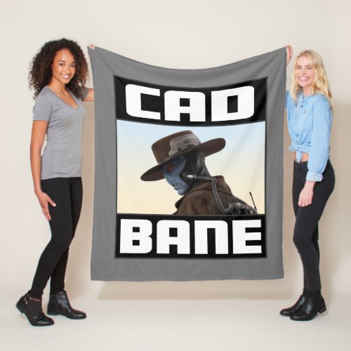 Cad Bane Profile Graphic Fleece Blanket