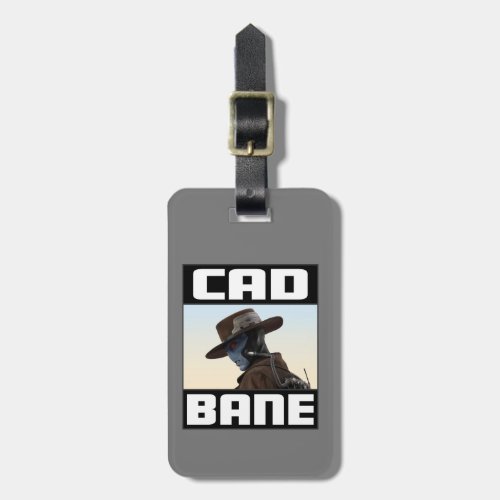 Cad Bane Profile Graphic Luggage Tag