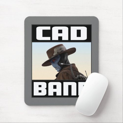 Cad Bane Profile Graphic Mouse Pad