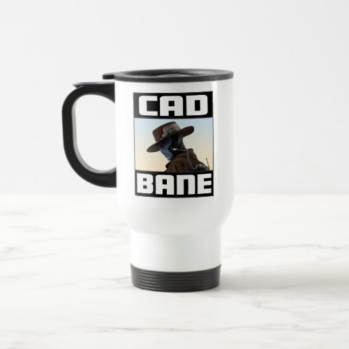 Cad Bane Profile Graphic Travel Mug