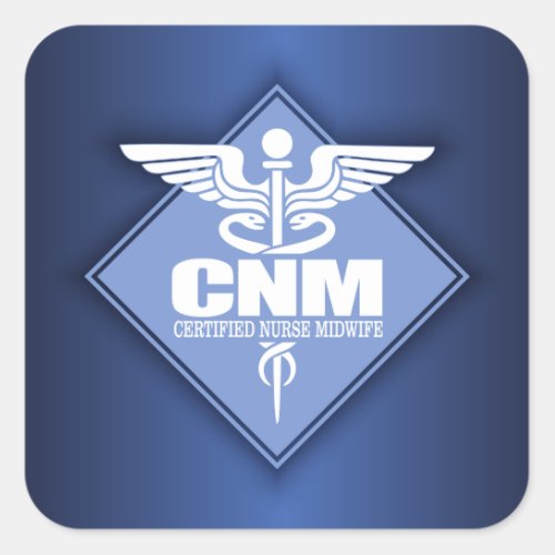 Cad CNM diamond Square Sticker