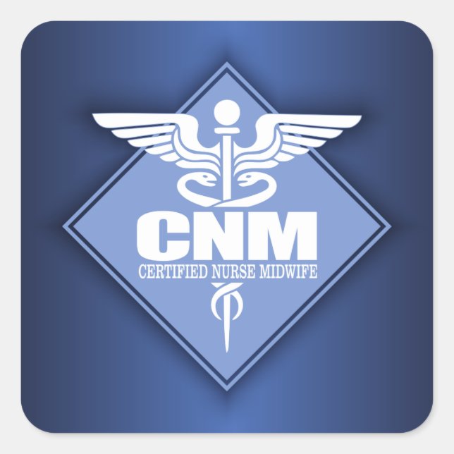 Cad CNM (diamond) Square Sticker (Front)