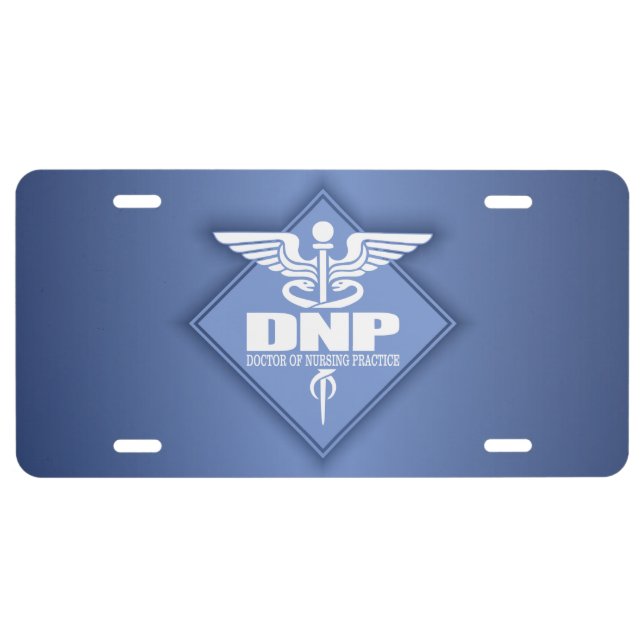 Cad DNP (diamond) License Plate (Front)