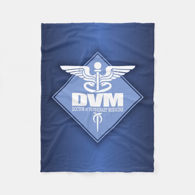 Cad DVM (diamond) Fleece Blanket (Front)