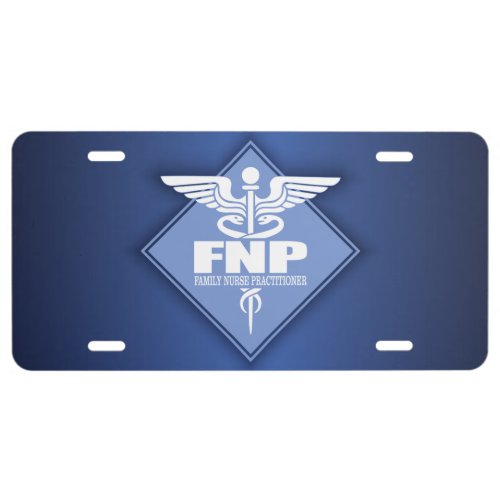 Cad FNP diamond License Plate