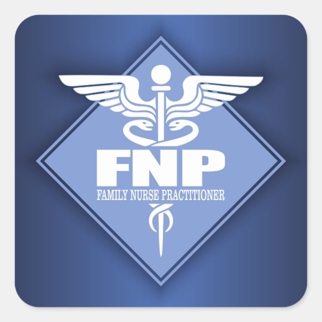 Cad FNP (diamond) Square Sticker (Front)