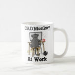 CAD Monkey At Work Coffee Mug