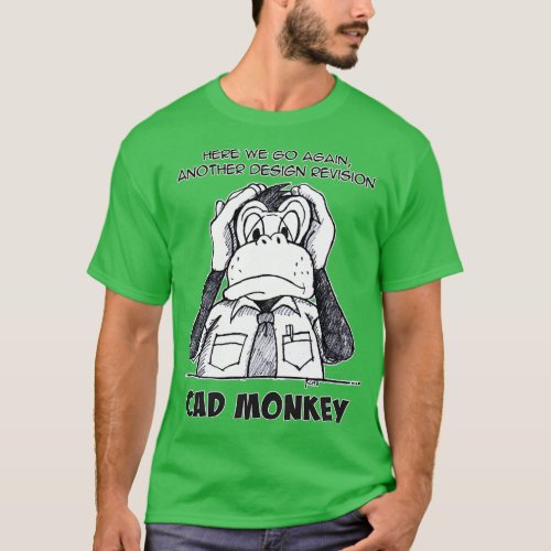Cad Monkey Hear No Evil T_Shirt