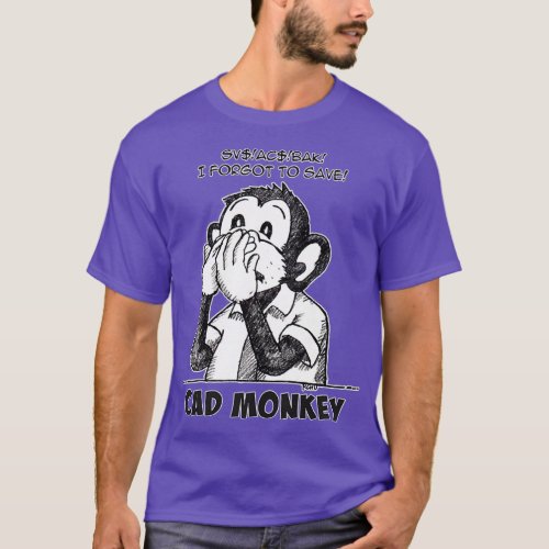 Cad Monkey Speak No Evil T_Shirt