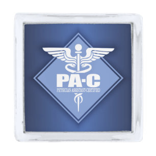 Cad PA-C (diamond) Silver Finish Lapel Pin