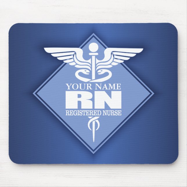 Cad RN (diamond) personalized Mouse Pad (Front)