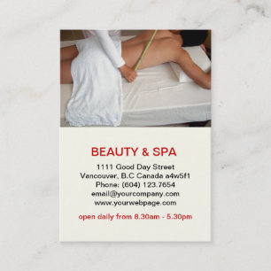 Cadaverine Beauty Spa Salon Business Card