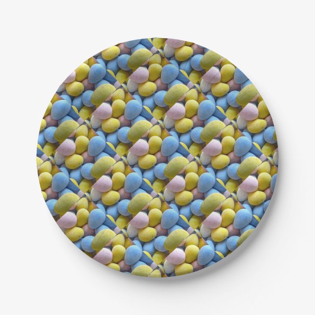 Cadbury Mini Eggs Paper Plates (Front)