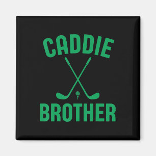 Caddie Brother Golf Club Golfing Golfer Cute Golf Magnet