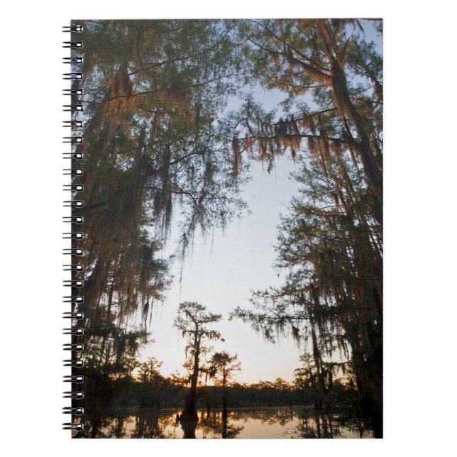 Caddo Lake at sunrise Notebook (Front)