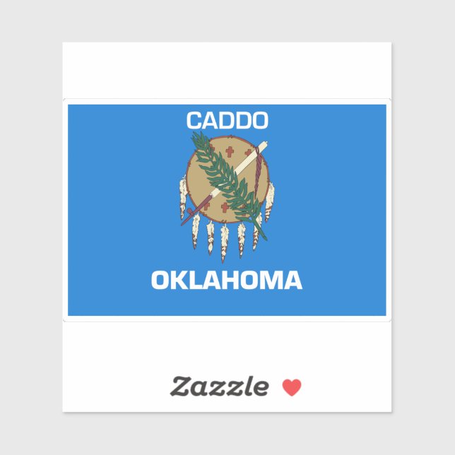 Caddo Oklahoma Sticker (Sheet)