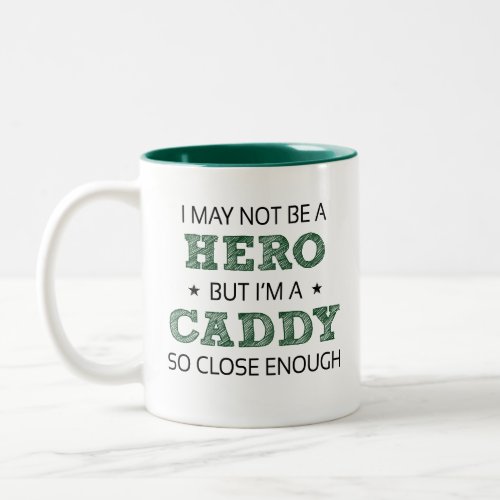 Caddy Golf Novelty Two_Tone Coffee Mug