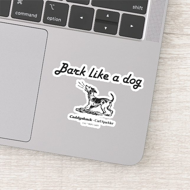Caddyshack | Bark Like A Dog! Sticker (Detail)