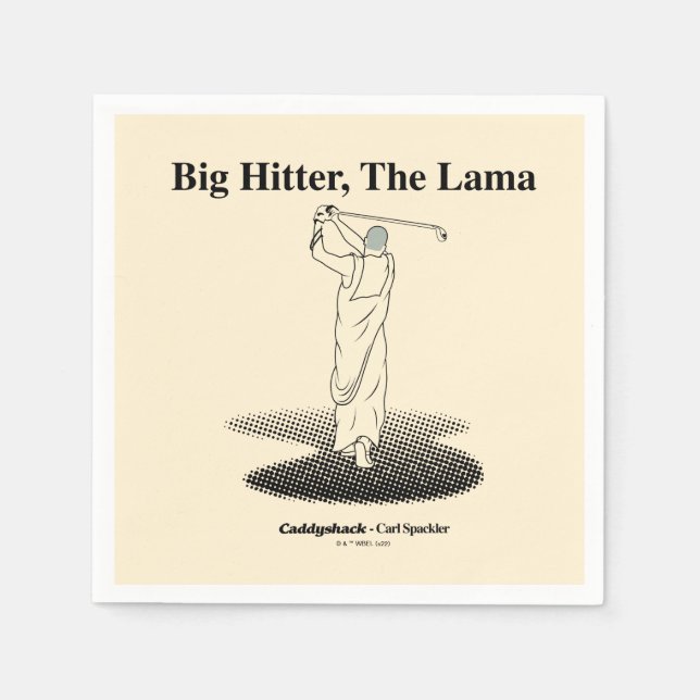 Caddyshack | Big Hitter, The Lama Napkins (Front)
