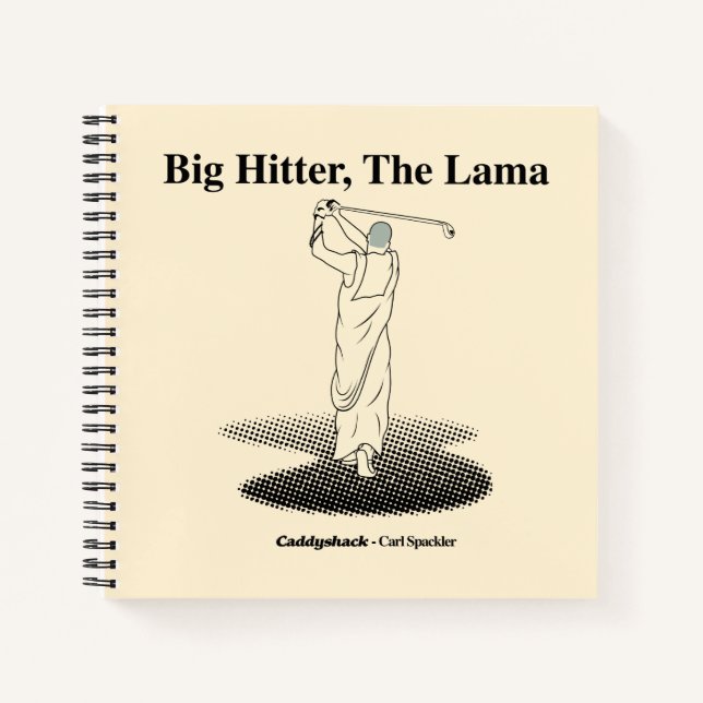 Caddyshack | Big Hitter, The Lama Notebook (Front)