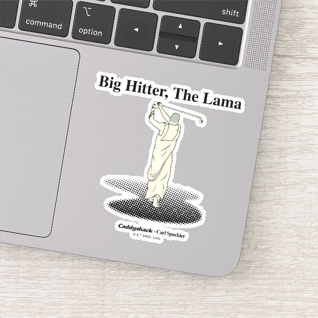 Caddyshack | Big Hitter, The Lama Sticker (Detail)