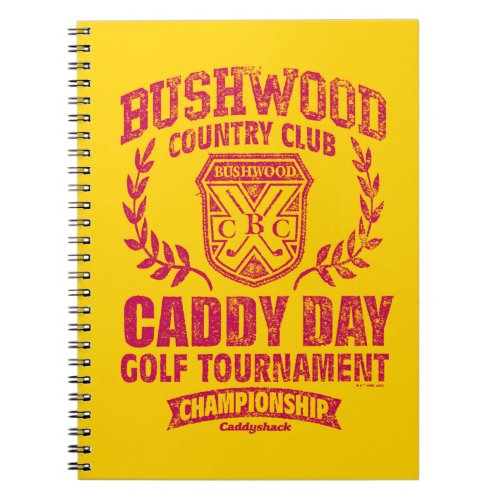 Caddyshack  Bushwood Country Club Caddy Day Golf Notebook