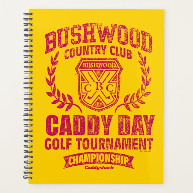 Caddyshack | Bushwood Country Club Caddy Day Golf Planner (Front)