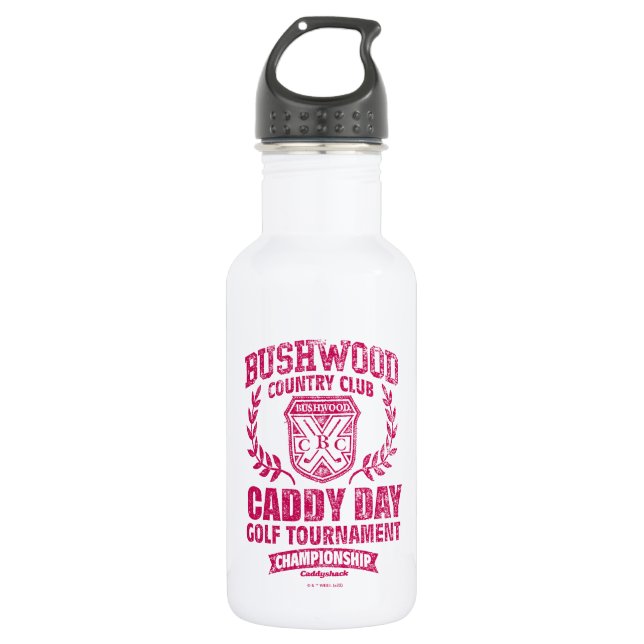Caddyshack | Bushwood Country Club Caddy Day Golf Stainless Steel Water Bottle (Front)