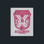 Caddyshack | Bushwood Country Club Crest Canvas Print<br><div class="desc">Check out this fun design from the 1980 movie Caddyshack featuring the Bushwood Country Club crest.</div>