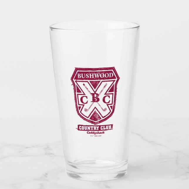 Caddyshack | Bushwood Country Club Crest Glass (Front)