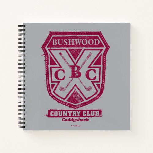 Caddyshack  Bushwood Country Club Crest Notebook