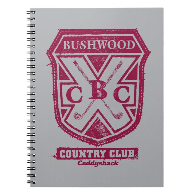 Caddyshack | Bushwood Country Club Crest Notebook (Front)