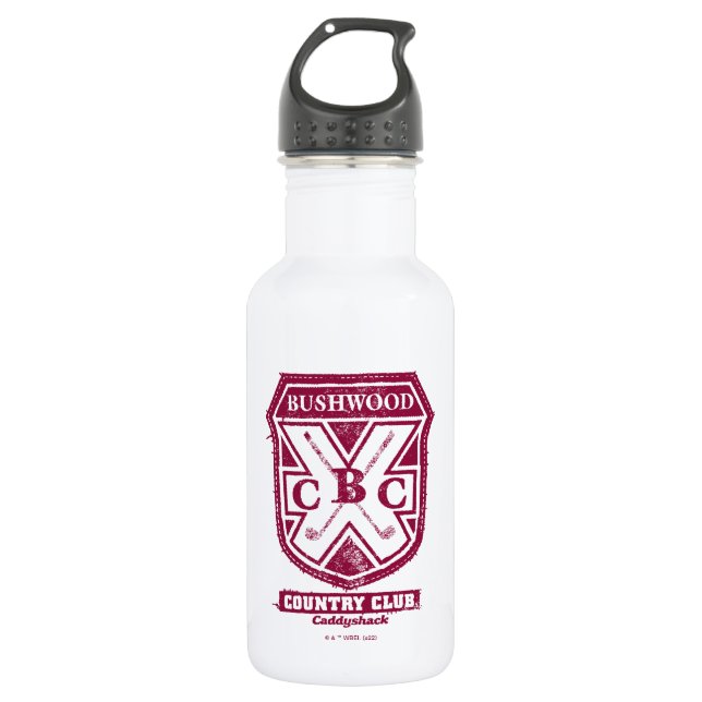 Caddyshack | Bushwood Country Club Crest Stainless Steel Water Bottle (Front)